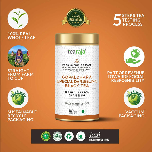 Gopaldhara Special Darjeeling Black Tea - Tearaja