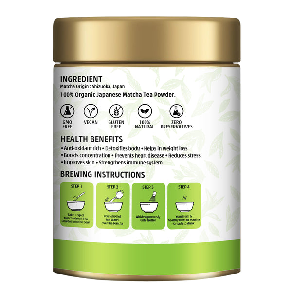 Japanese Organic Matcha  Green Tea Ceremonial Grade