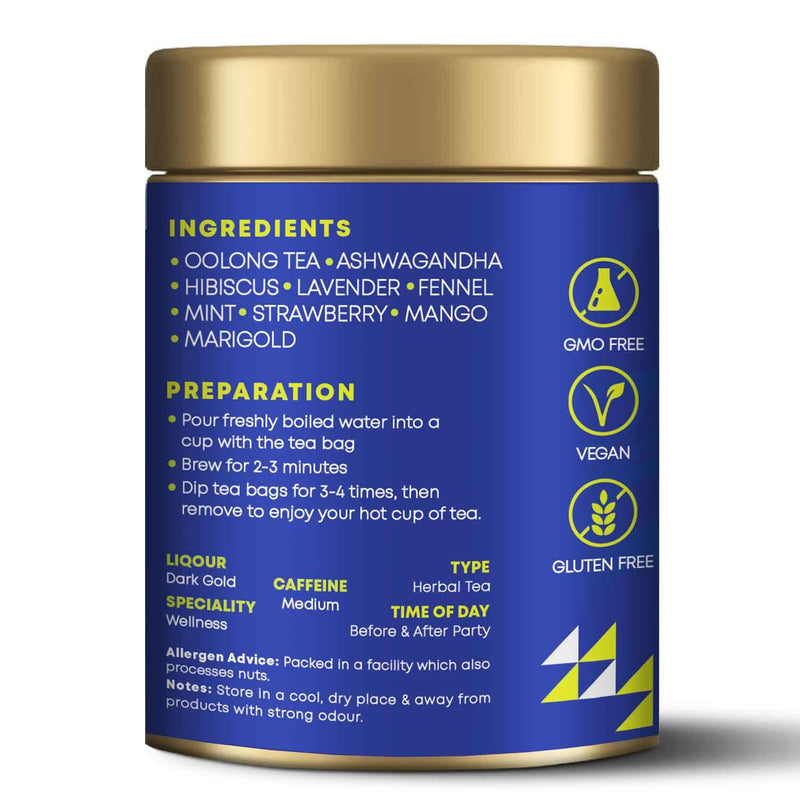 After Party Hangover Relief 25 Tea Bags - Tearaja