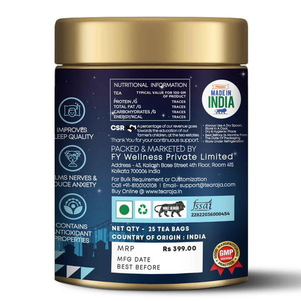 Bed Time Good Sleep 25 Tea Bags - Tearaja
