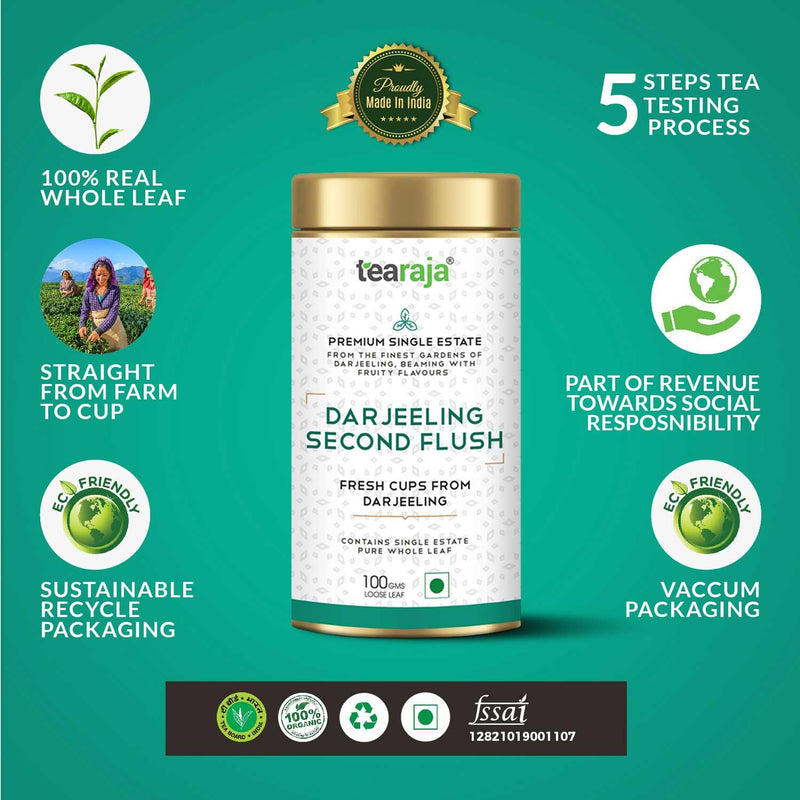 Darjeeling Second Flush Tea - Tearaja