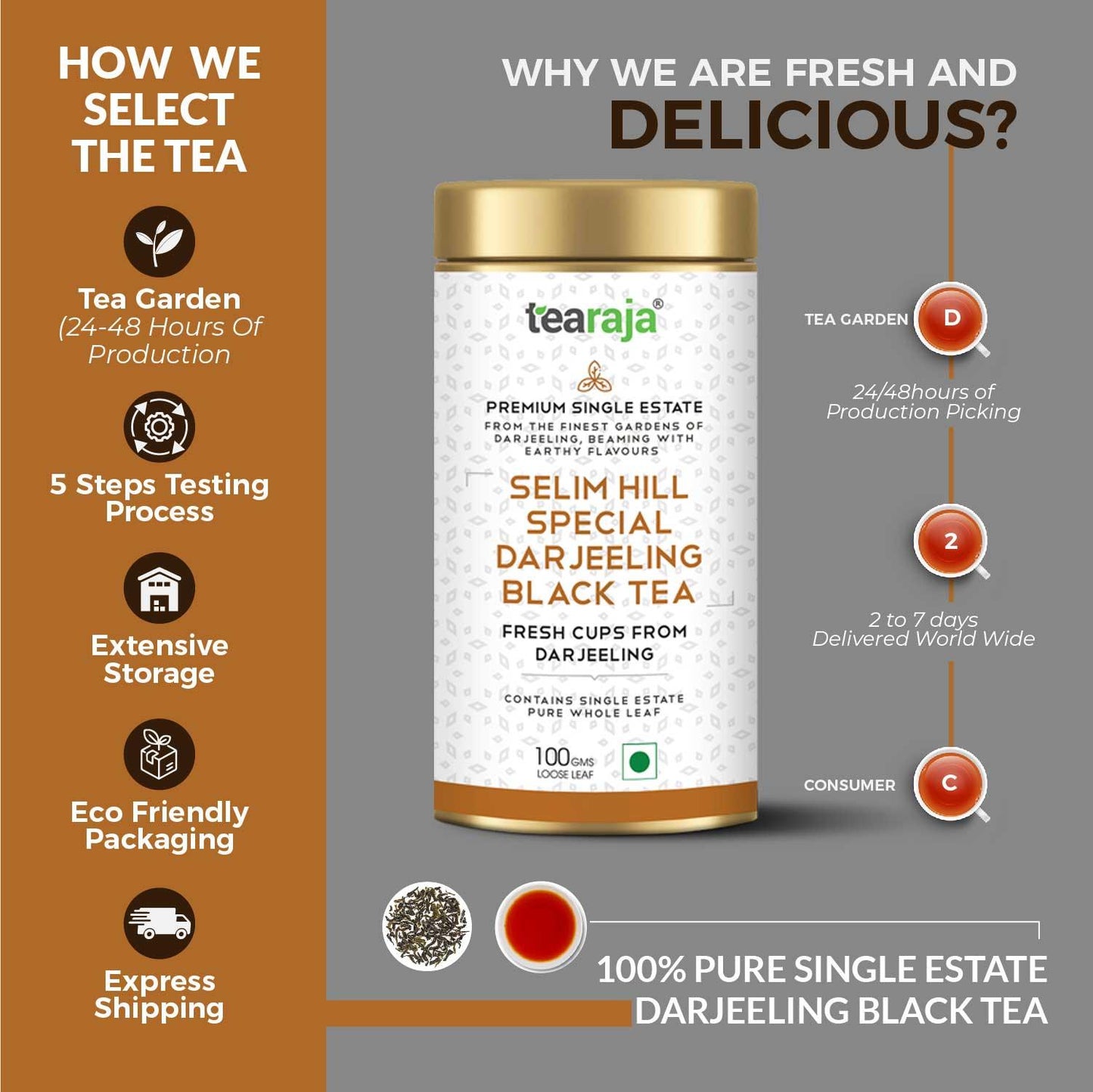 Selim Hill Special Darjeeling Black Tea - Tearaja