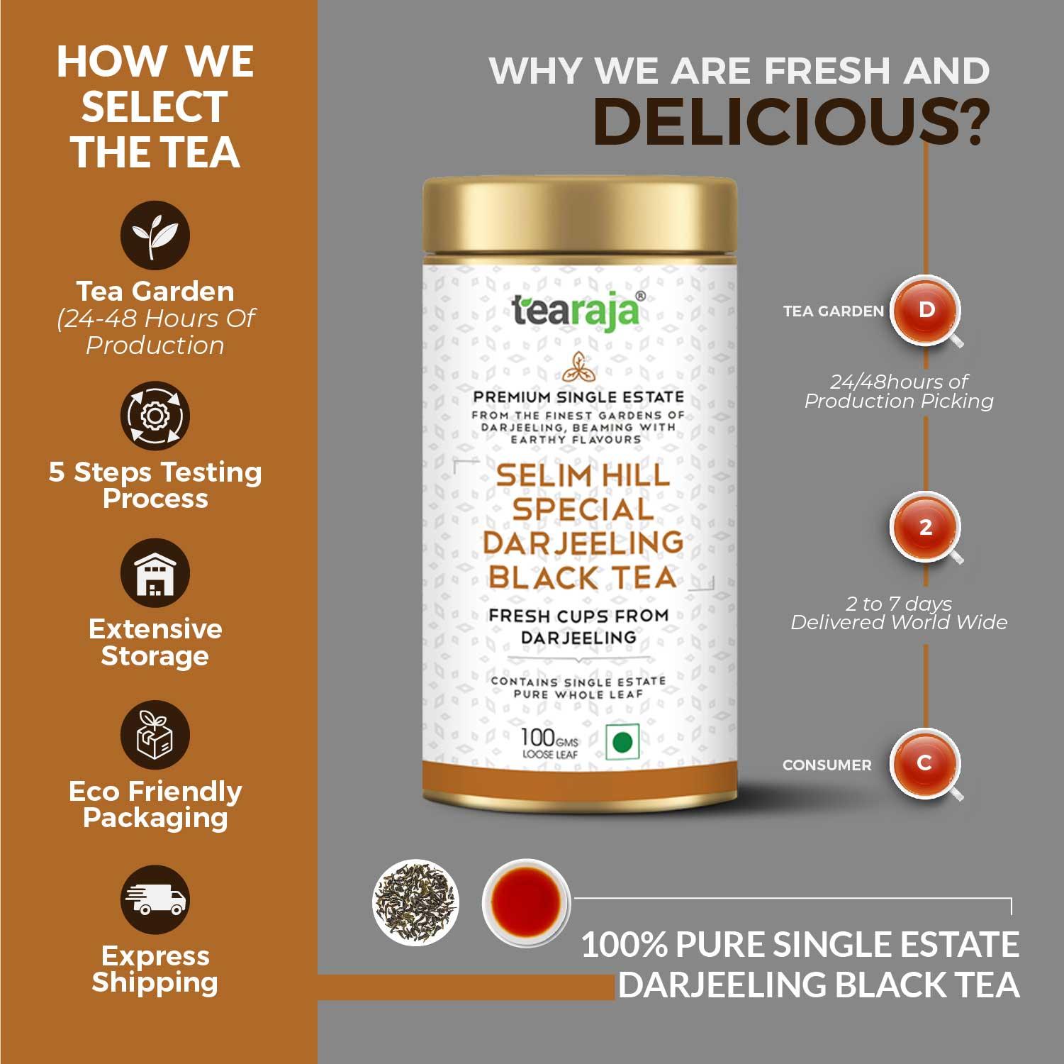 Selim Hill Special Darjeeling Black Tea - Tearaja