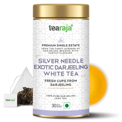 Silver Needle Exotic White Tea 30 Teabags - Tearaja