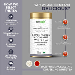 Silver Needle Moonlight White Tea 30 Teabags - Tearaja
