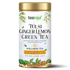 Tulsi Ginger Lemon Green Tea - Tearaja