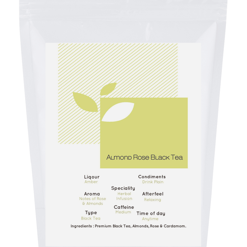 Almond Rose Black Tea - Tearaja