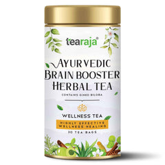 Ayurvedic Brain Booster Herbal Tea 30 Teabags - Tearaja