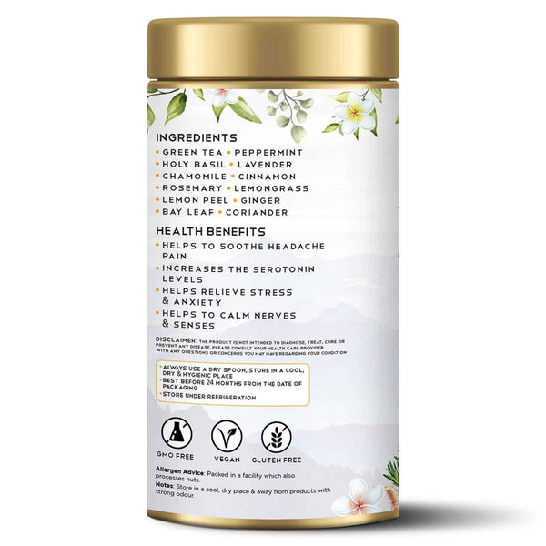 Ayurvedic Headache Relief Herbal Tea - Tearaja