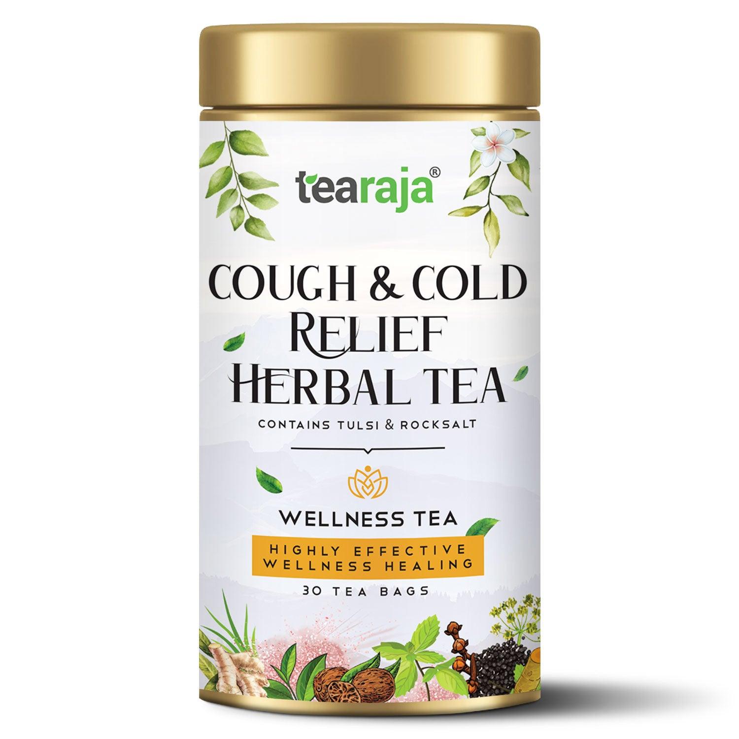 Cough and Cold Relief Herbal Tea 30 Teabags – Tearaja