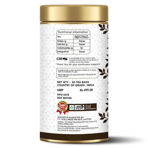 Darjeeling Masala Tea 30 Tea Bags - Tearaja
