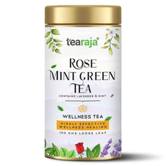 Green Lavender Rose Mint Tea - Tearaja