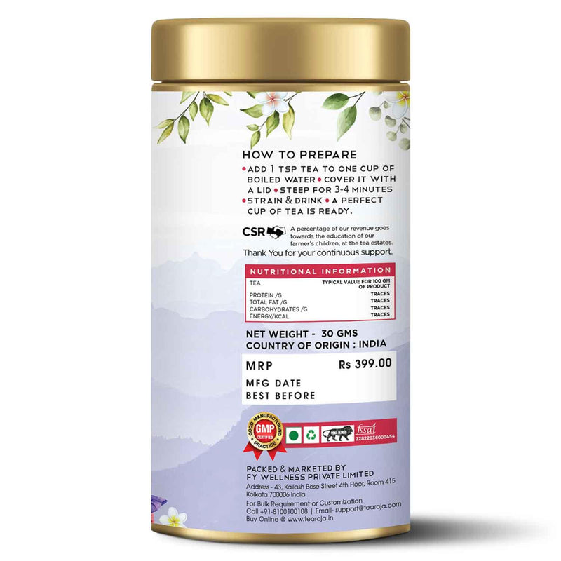 Hibiscus Blue Pea Tea 30 Gms - Tearaja