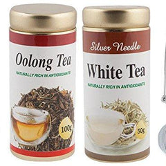 Oolong Tea (100Gms) & White Tea (50Gms) Combo Pack - Tearaja