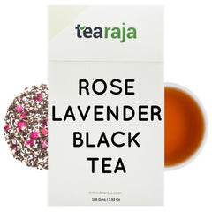 Rose Lavender Black Tea - Tearaja
