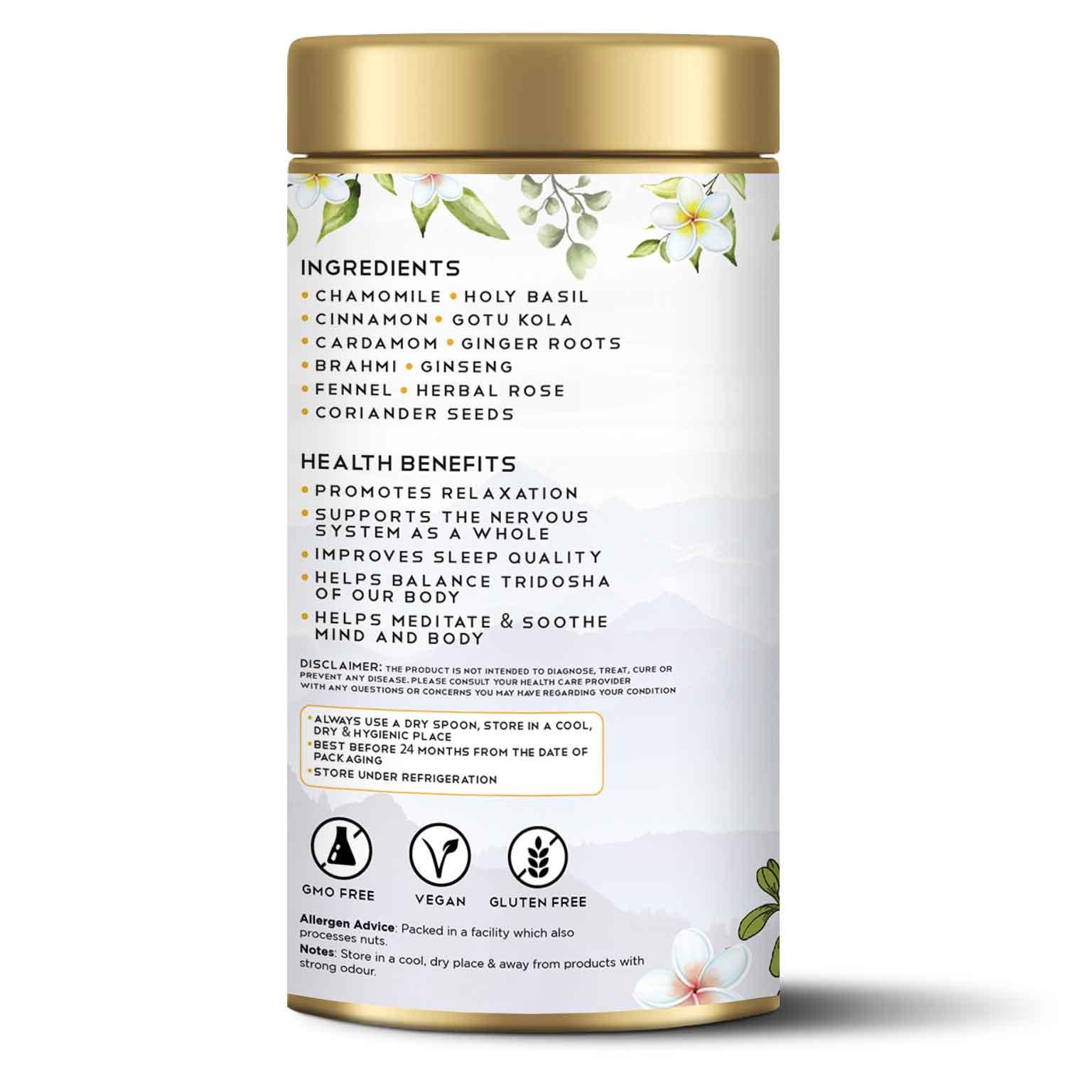 Tri Doshic Ayurvedic Tea ( Vata Pitta Kapha Tea ) - Tearaja