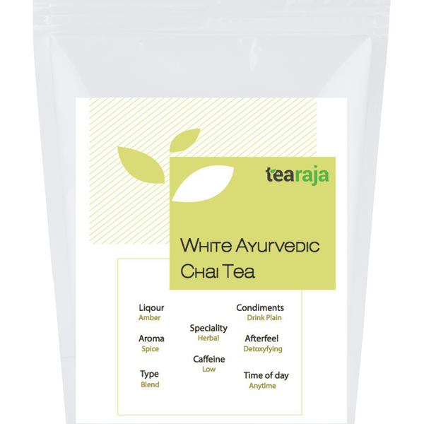 White Tea Ayurvedic Chai - Tearaja